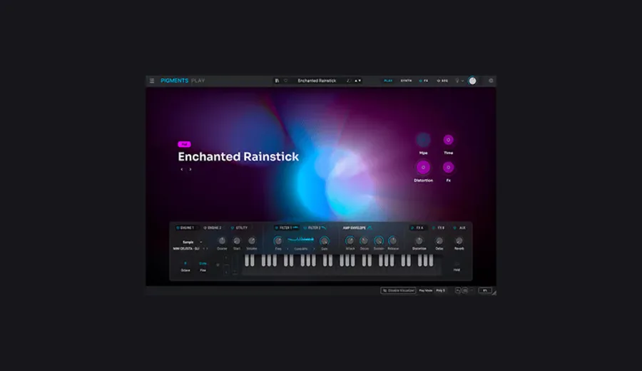Arturia Pigments Play synthesizer interface